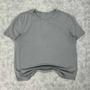 Lululemon Fundamental grey casual minimalist blank tshirt womens Medium